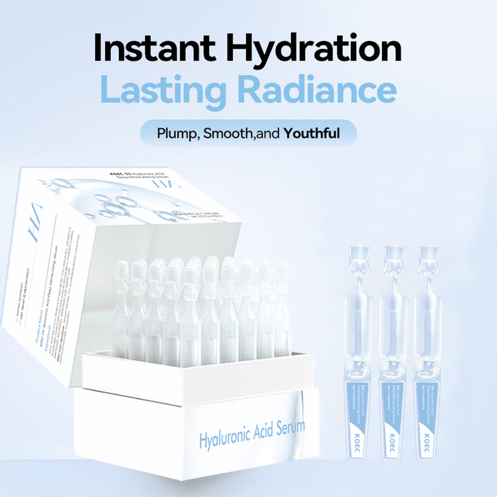 Hyaluronic Acid Facial Serum - 30PCs KOEC 5% 히알루론산 딥 모이스춰라이징