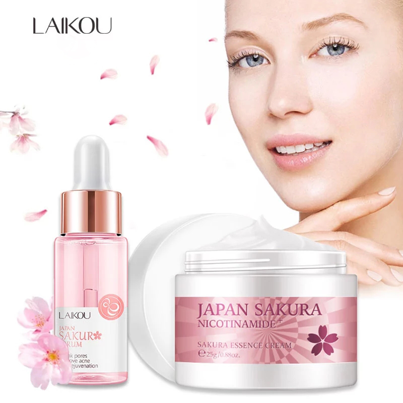 Niacinamide Pore Shrinking Essence - LAIKOU 사쿠라 세럼 및 콜라겐 페이스