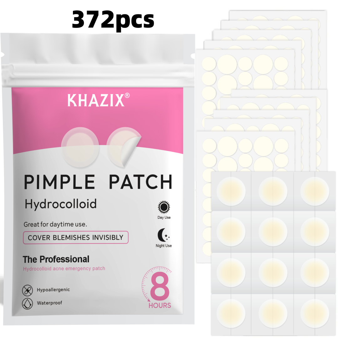 Hydrocolloid Pimple Patch - 372개입 하이드로콜로이드 여드름 패치, 하이드로콜로이드 스팟