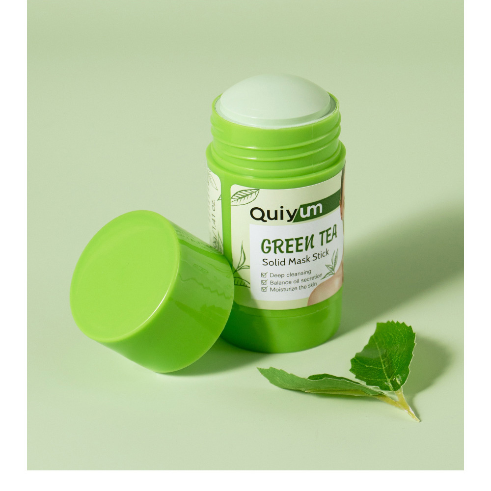 Green Tea Cleansing Clay Mask - 퀴윰 말차 그린티 머드 마스크 스틱