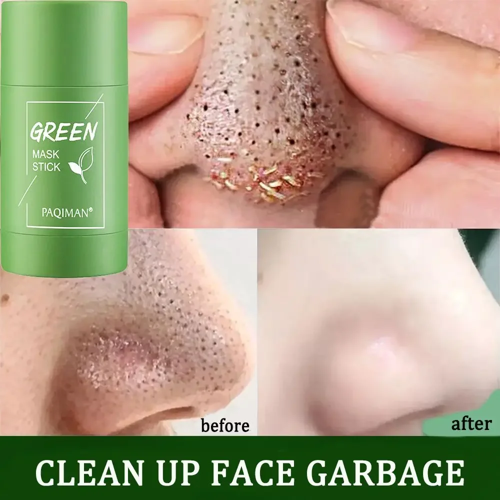 Green Tea Cleansing Clay Mask - 녹차 마스크 스틱 블랙헤드 제거 딥