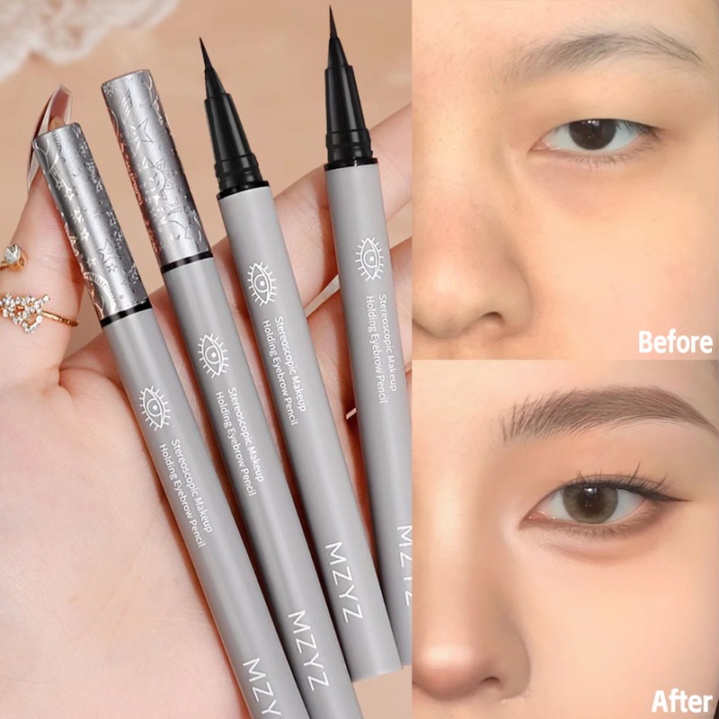 Waterproof Liquid Eyeliner Pen - 울트라 파인 아이브로우 펜슬 아웃라인 섀도우