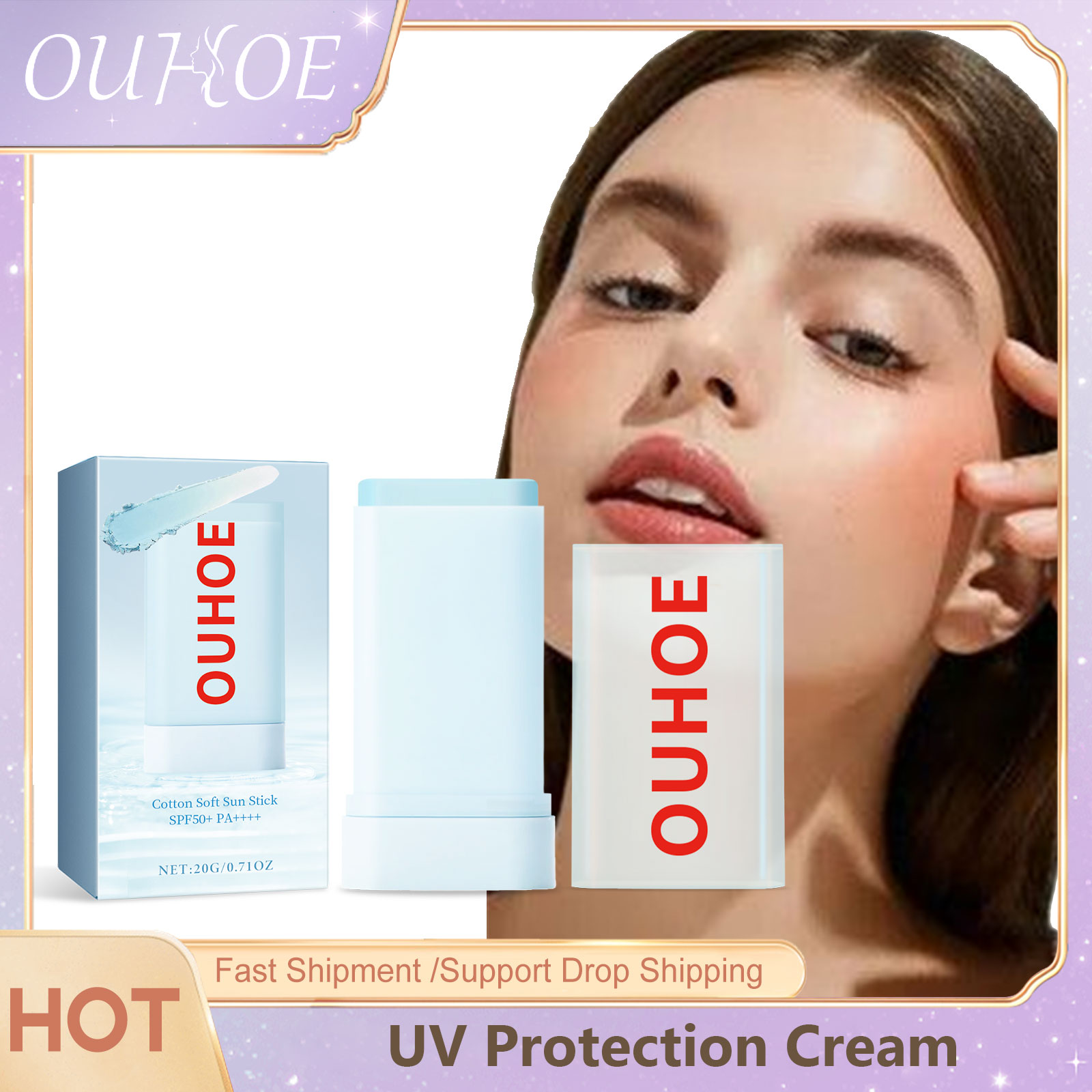 Spf 50 Waterproof Sunscreen - OUHOE 자외선 차단 크림, SPF 50