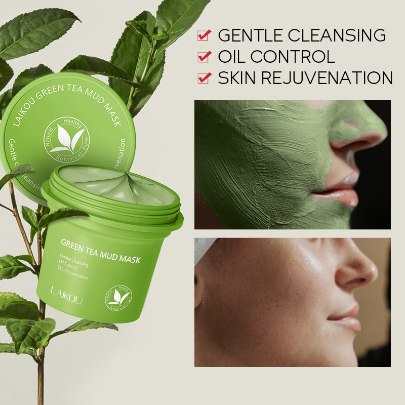 Green Tea Cleansing Clay Mask - 녹차 클레이 마스크 100g 스킨케어 순한