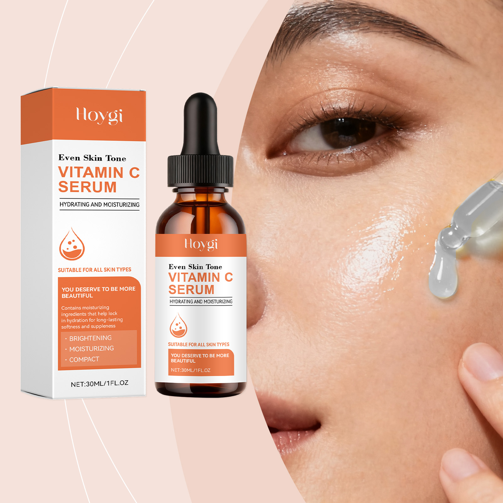Hyaluronic Acid Facial Serum - 비타민 C 세럼 페이스용 히알루론산 브라이트닝