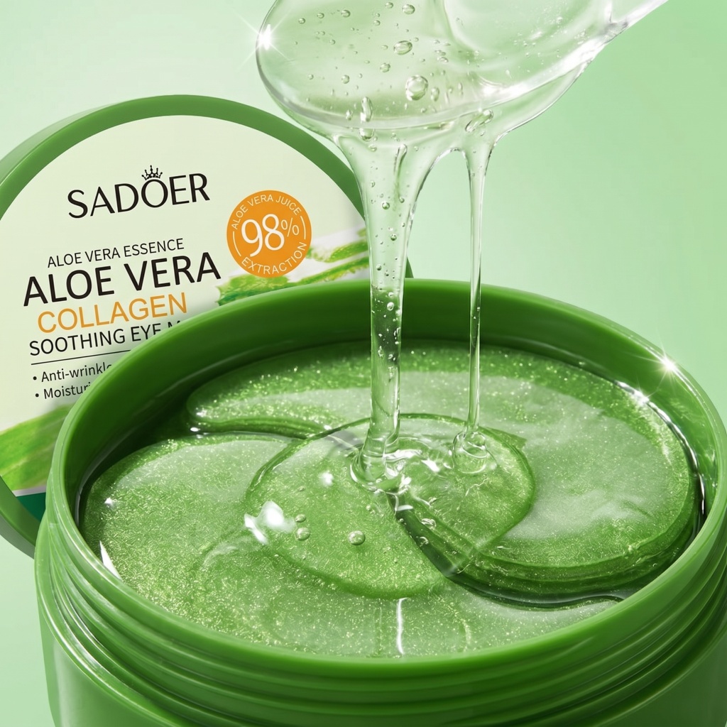 Collagen Under Eye Patches - 60pcs 알로에 베라 콜라겐 아이 마스크