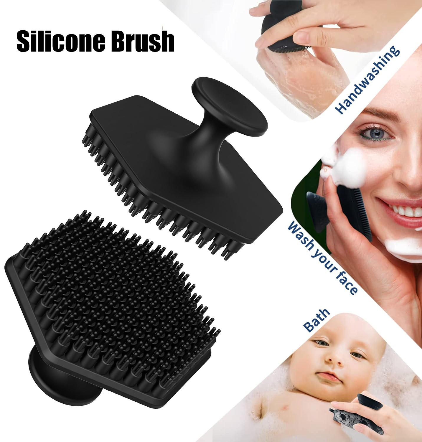 남성용 실리콘 페이스 스크러버 클렌징 브러쉬, 각질 제 - Silicone Face Scrubber Electric 리뷰 및 가격