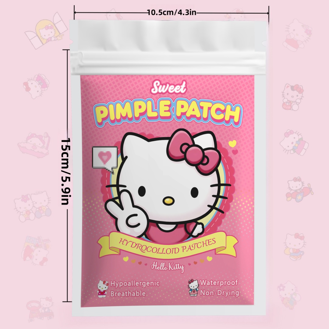 48/120PCS 헬로 키티 여드름 패치, 얼굴 여드름 - Hydrocolloid Pimple Patch 리뷰 및 가격