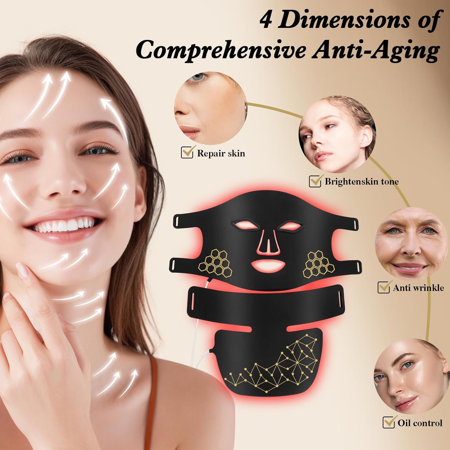 M100SIR 근적외선 2in1 LED 실리콘 마스크  - Led Light Therapy Face Mask 리뷰 및 가격