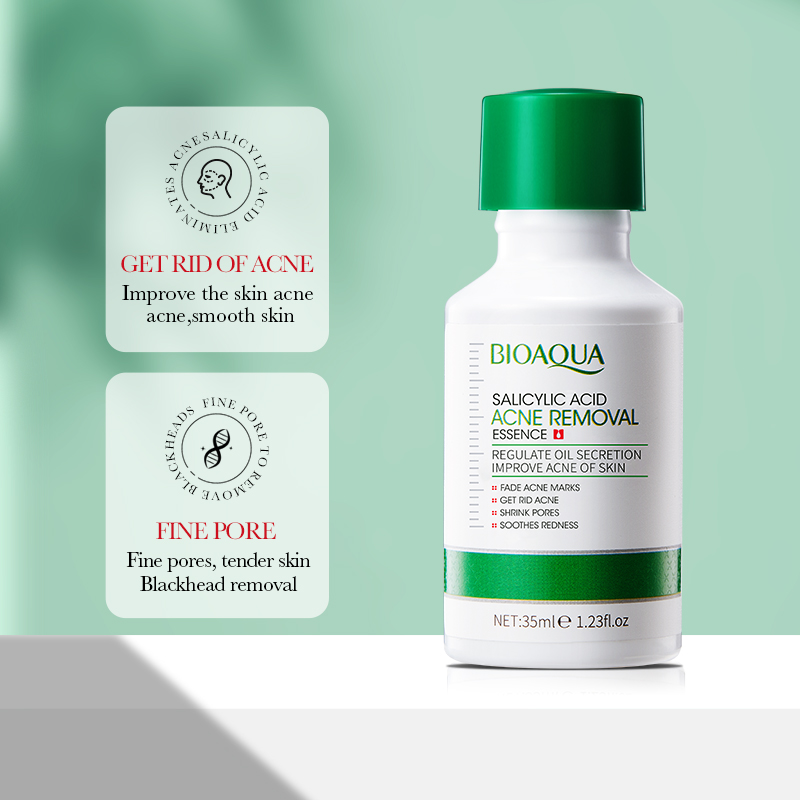 35ml BIOAOUA 살리실산 여드름 제거 에센스 오 - Salicylic Acid Blackhead Remover 리뷰 및 가격