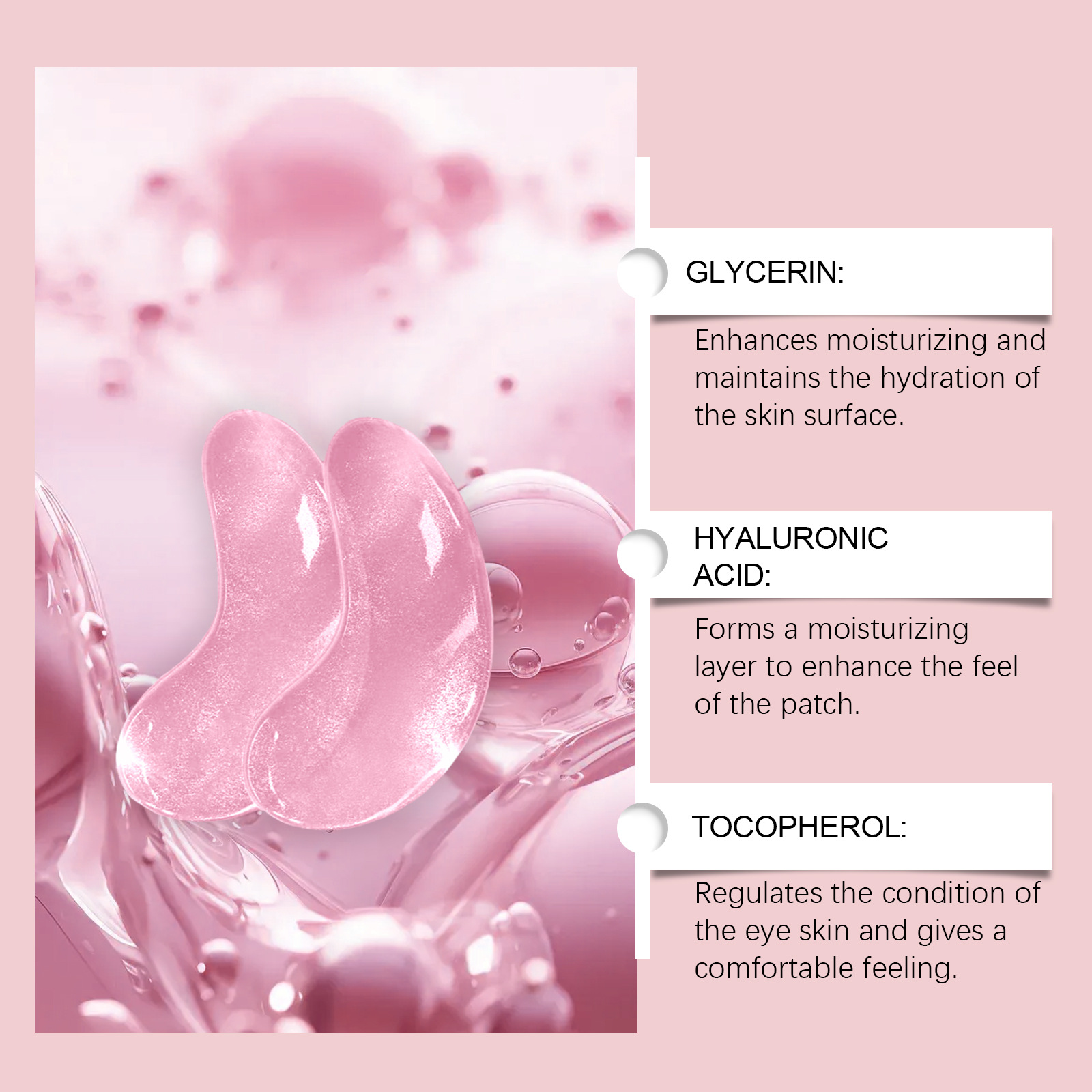 콜라겐 수용성 아이 마스크 다크서클 제거 주름 방지 탄 - Collagen Under Eye Patches 리뷰 및 가격