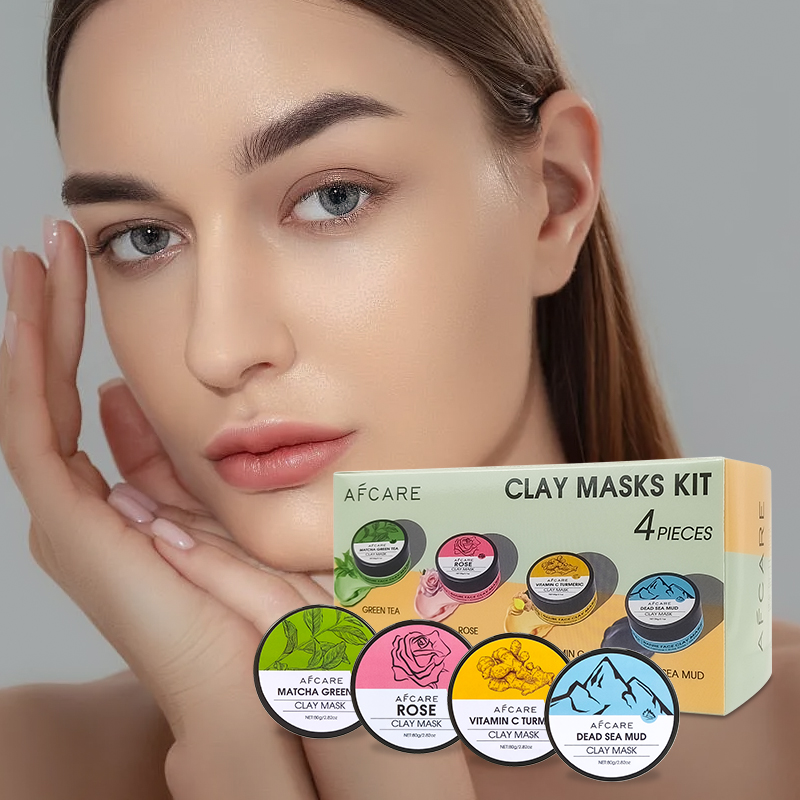 4종 클레이 페이스 마스크 세트 - 강황 비타민 C 사 - Green Tea Cleansing Clay Mask 리뷰 및 가격