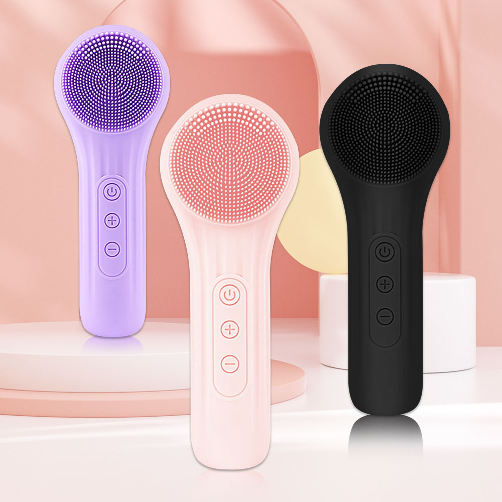 소닉 실리콘 페이셜 브러쉬 클리너 진동 롤러 마사지 모 - Silicone Face Scrubber Electric 리뷰 및 가격