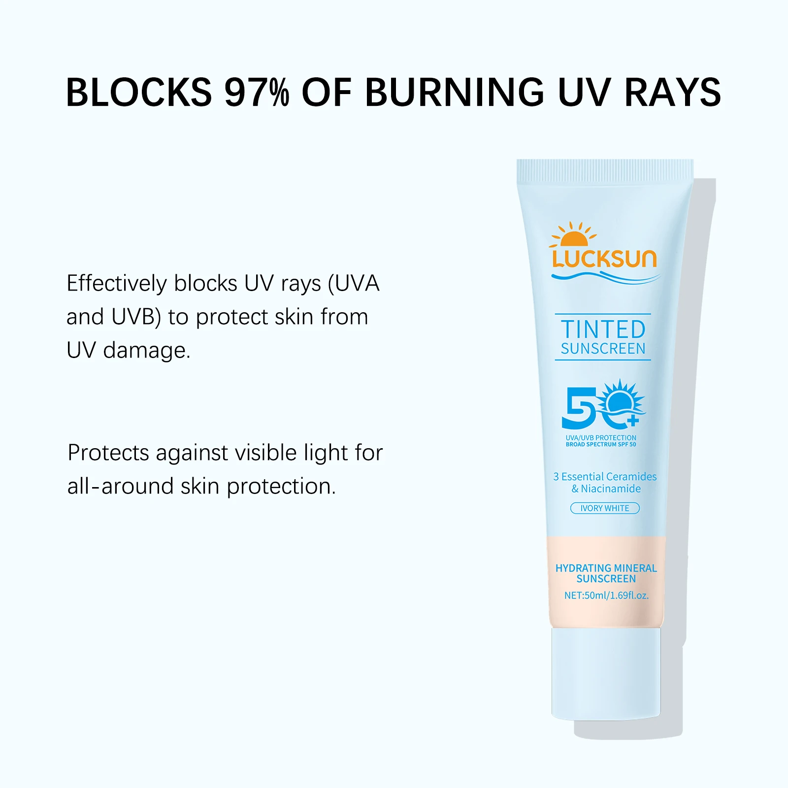 SPF50+ 선크림. 오래 지속되는 자외선 차단 기능을 - Spf 50 Waterproof Sunscreen 리뷰 및 가격