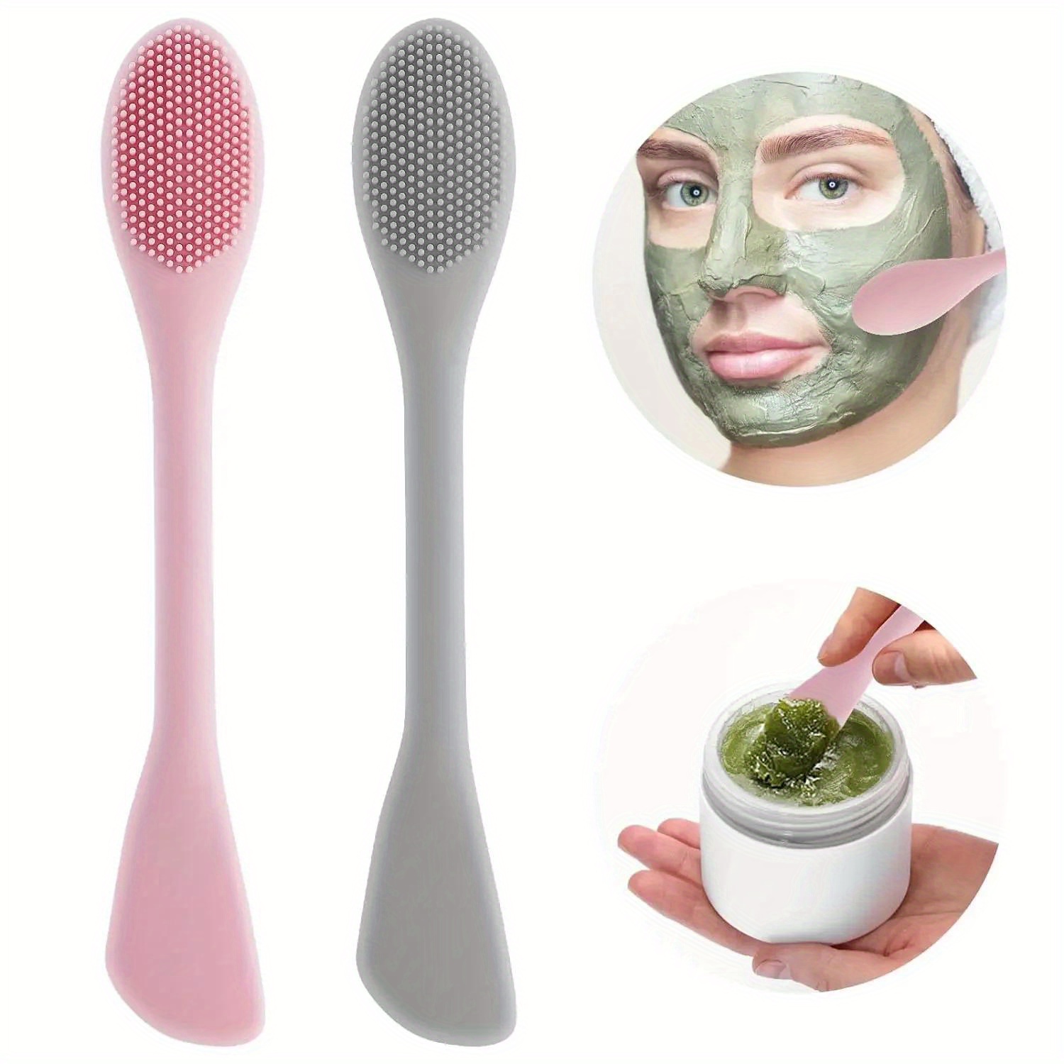 더블 헤드 페이셜 마스크 브러시 실리콘 애플리케이터 스 - Silicone Face Scrubber Electric 리뷰 및 가격