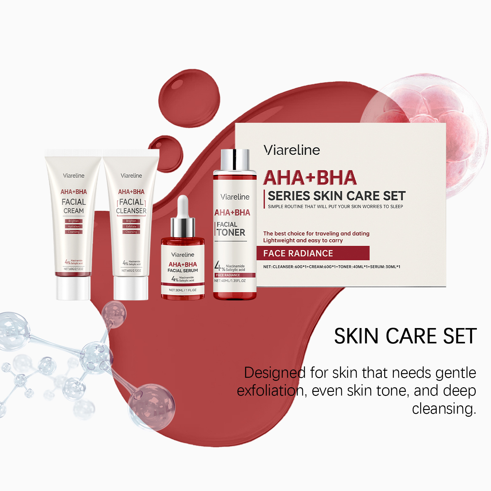 살리실산 AHA BHA 시리즈 스킨케어 키트 페이셜 클 - Salicylic Acid Blackhead Remover 리뷰 및 가격