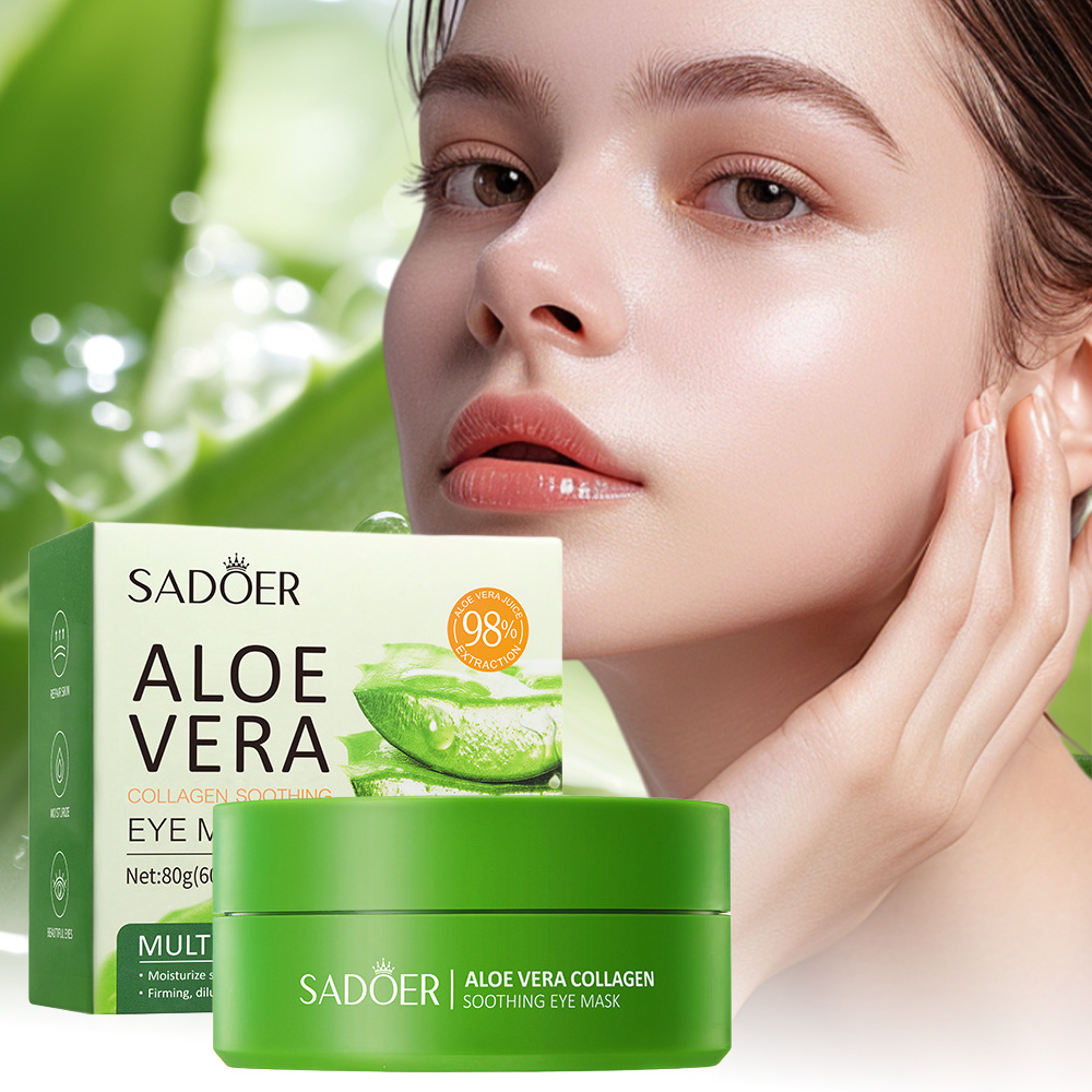 사도어 알로에 베라 콜라겐 수딩 아이 마스크 60매,  - Collagen Under Eye Patches 리뷰 및 가격