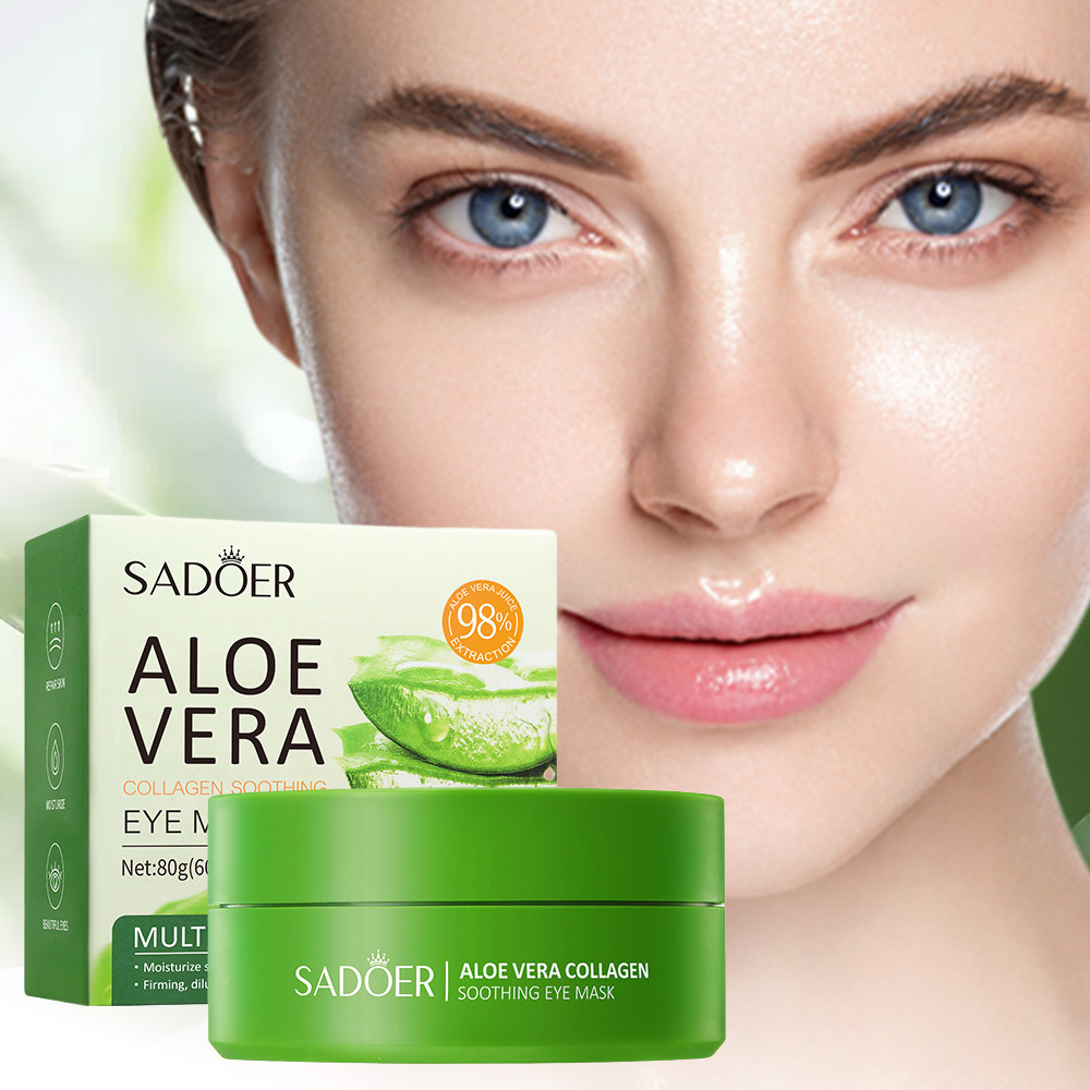 사도어 알로에 베라 콜라겐 수딩 아이 마스크 60매,  - Collagen Under Eye Patches 리뷰 및 가격
