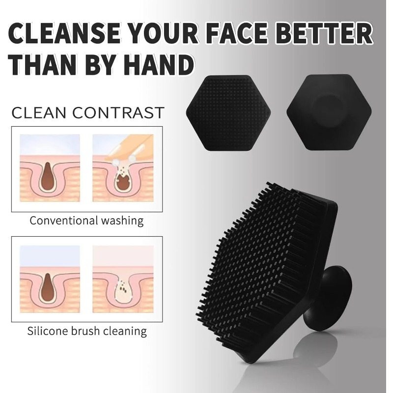 1 실리콘 얼굴 클렌징 브러시 스크러버 실리콘 미니어처 - Silicone Face Scrubber Electric 리뷰 및 가격