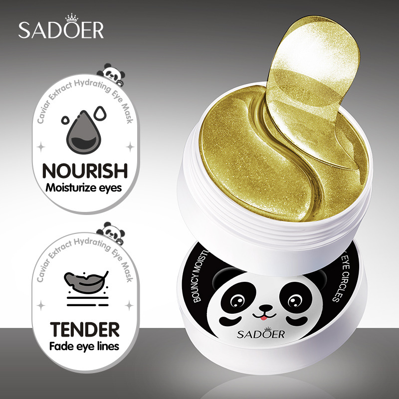 60pcs SADOER 크리스탈 콜라겐 아이 마스크 안 - Collagen Under Eye Patches 리뷰 및 가격