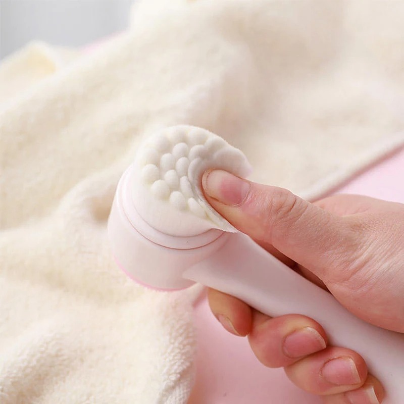 3D 양면 수동 페이셜 클렌징 브러쉬 부드러운 실리콘  - Silicone Face Scrubber Electric 리뷰 및 가격
