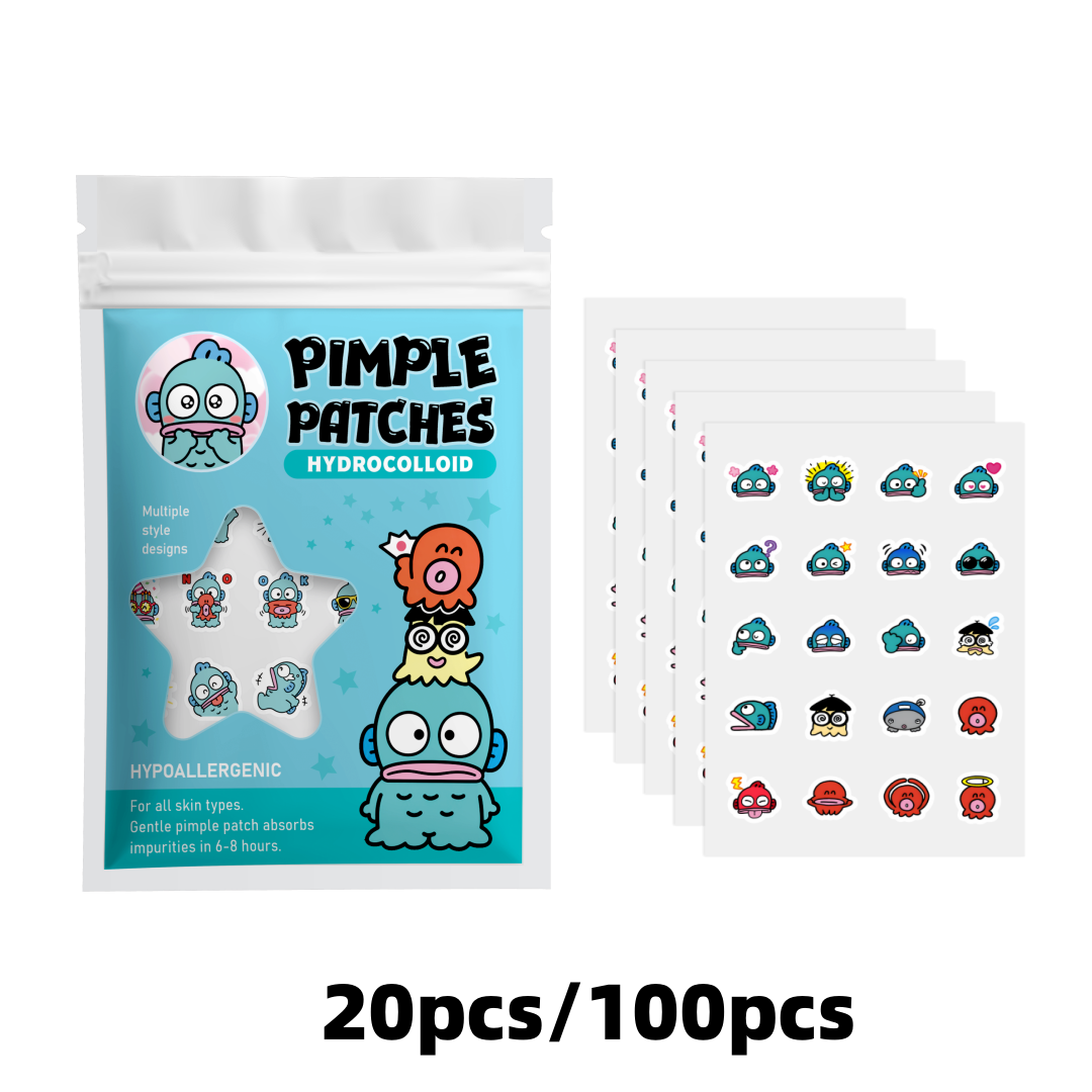 100/20개입 귀여운 광대어 모양 하이드로콜로이드 여 - Hydrocolloid Pimple Patch 리뷰 및 가격