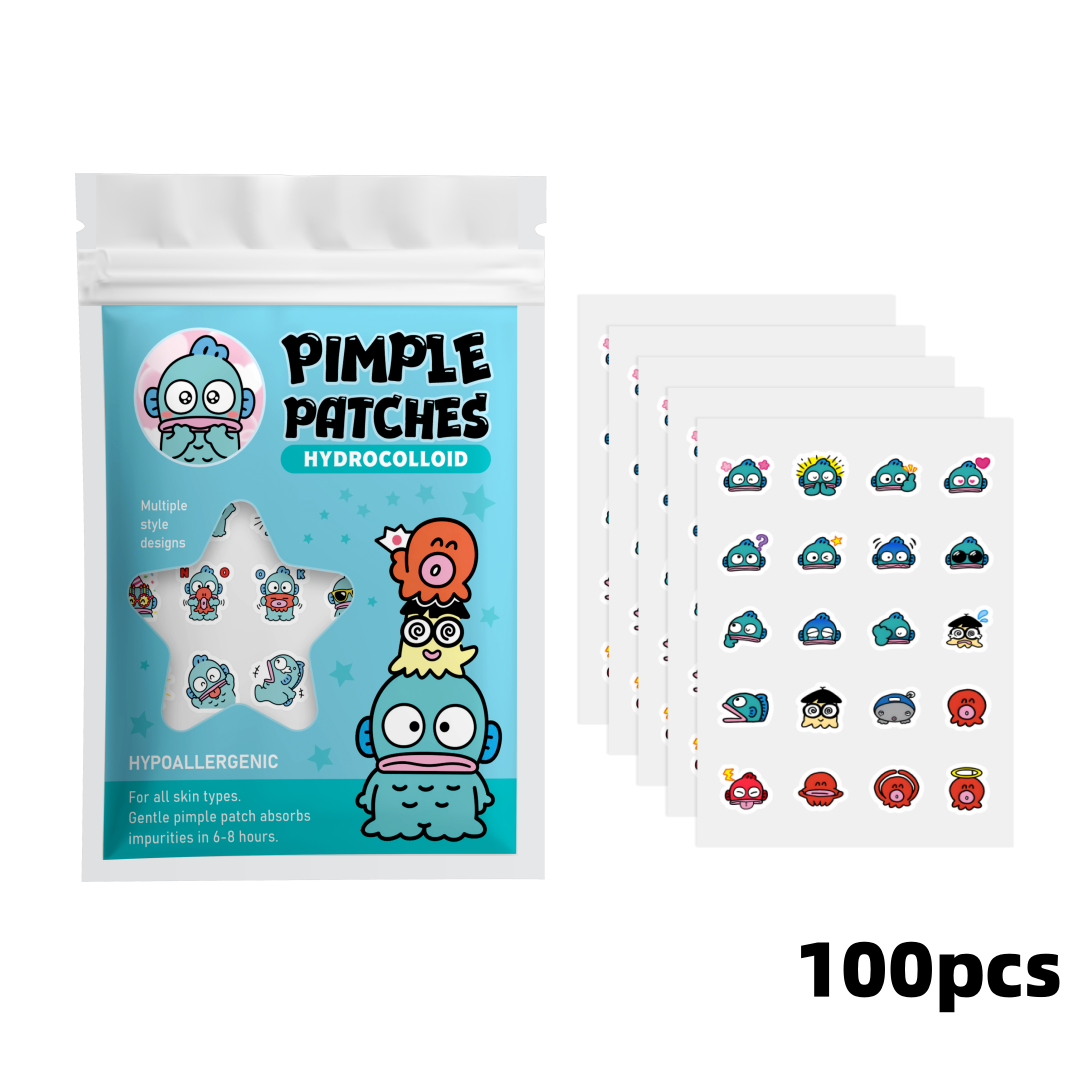 100/20개입 귀여운 광대어 모양 하이드로콜로이드 여 - Hydrocolloid Pimple Patch 리뷰 및 가격