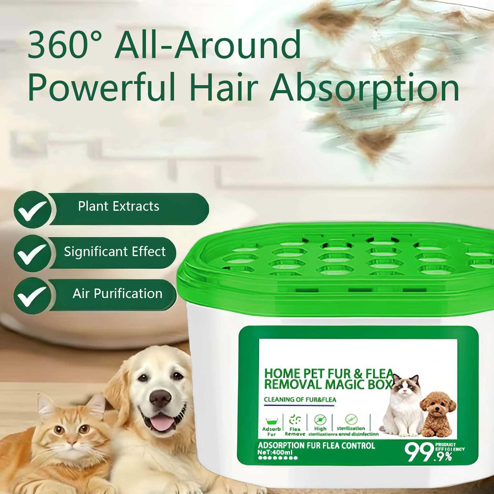 휴대용 400ml 애완동물 털 냄새 제거제 박스, 만능 - Hair Care 리뷰 및 가격