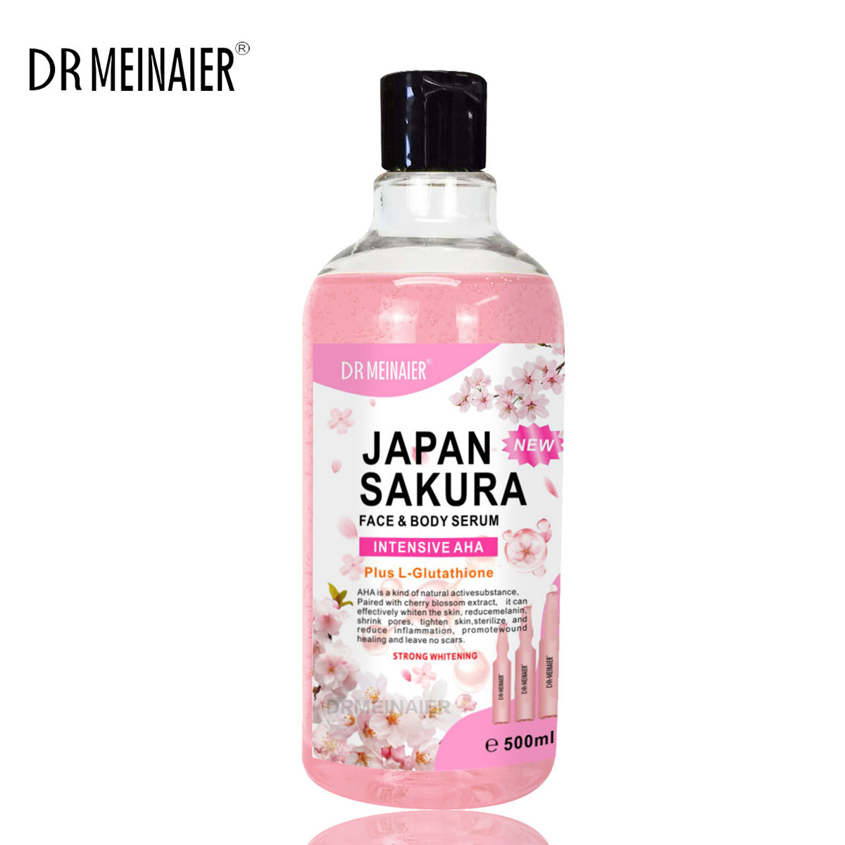 500ml 일본 사쿠라 페이스 바디 세럼 모공 축소 브 - Niacinamide Pore Shrinking Essence 리뷰 및 가격