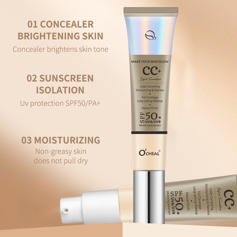 Ocheal 30g CC 크림 파운데이션 워터프로프 컨 - Spf 50 Waterproof Sunscreen 리뷰 및 가격