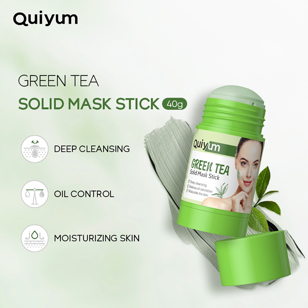 퀴윰 말차 그린티 머드 마스크 스틱 40g – 딥 클렌 - Green Tea Cleansing Clay Mask 리뷰 및 가격