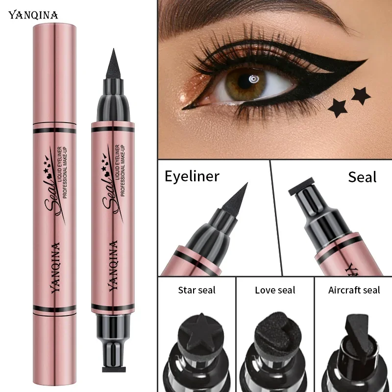 아이라이너 스탬프 씰 펜 오랫동안 지속되는 방수 속건성 - Waterproof Liquid Eyeliner Pen 리뷰 및 가격