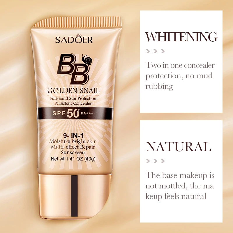 SPF50 선크림 BB 크림 페이스 메이크업 파운데이션 - Spf 50 Waterproof Sunscreen 리뷰 및 가격