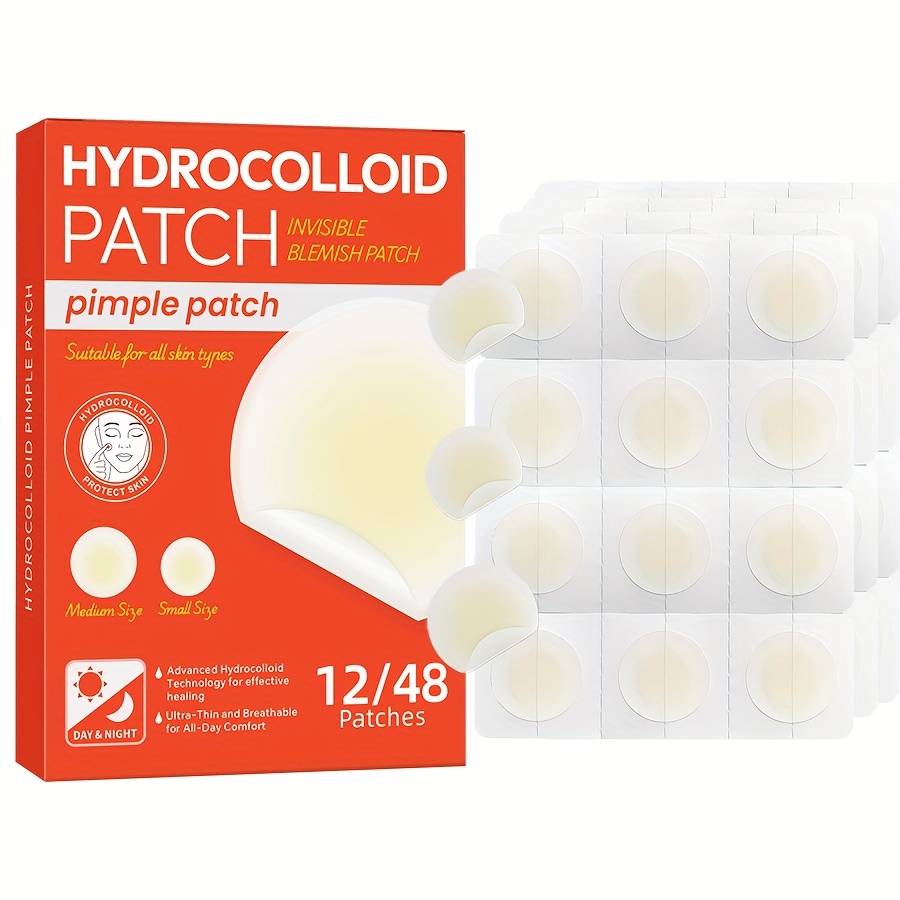 48개 하이드로콜로이드 여드름 패치는 보이지 않는 커버 - Hydrocolloid Pimple Patch 리뷰 및 가격