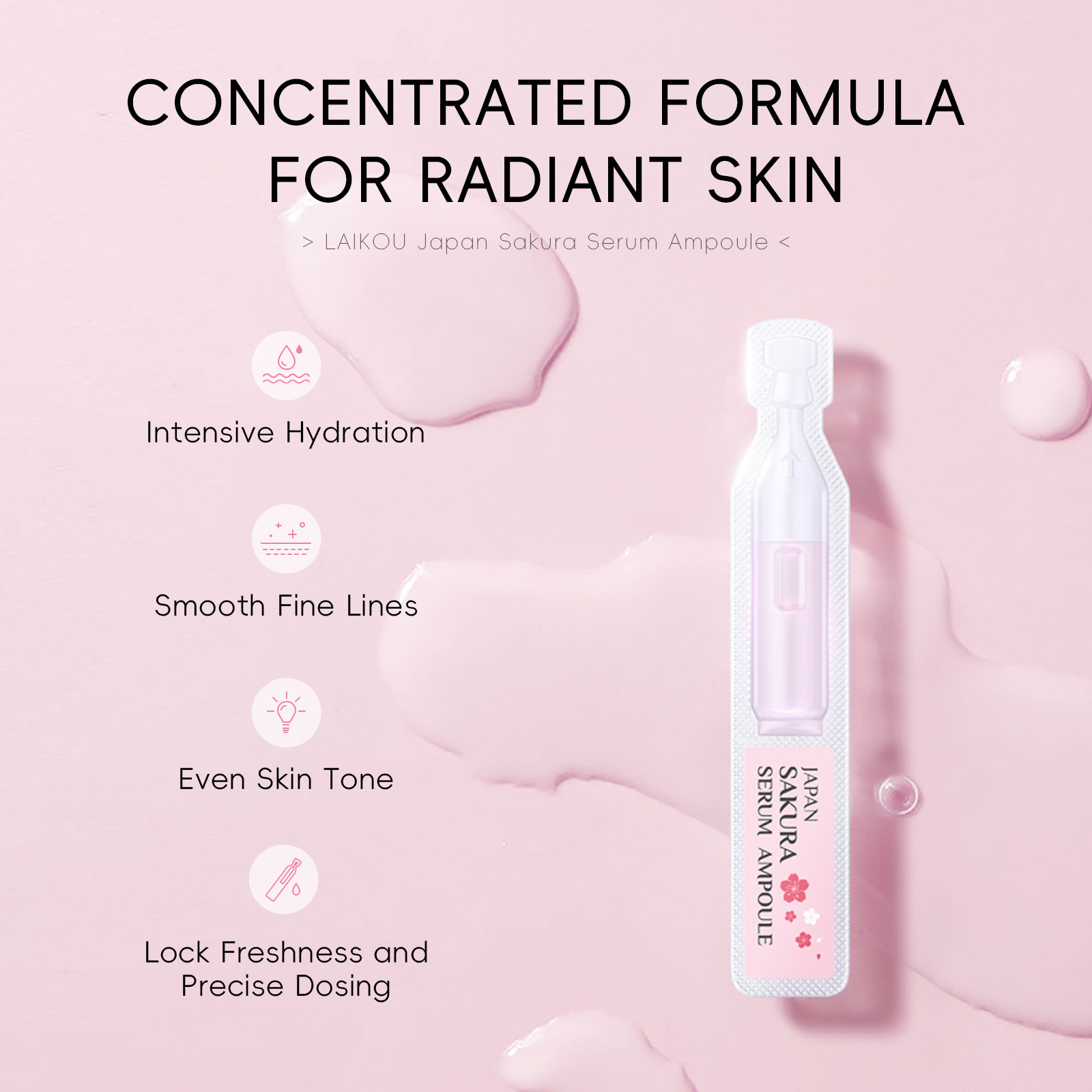 10pcs 사쿠라 모이스춰라이징 페이스 세럼 앰플 나이 - Niacinamide Pore Shrinking Essence 리뷰 및 가격
