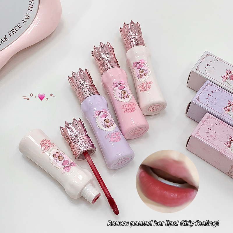 게게 베어 벨벳 매트 립 머드 립스틱 귀여운 메이크업  - Matte Velvet Lip Tint Long Lasting 리뷰 및 가격